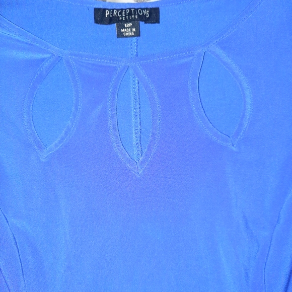 Perceptions Petite Top 12P - Picture 3 of 3